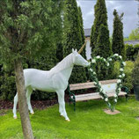 RIA959 Einhorn Figur lebensgroß