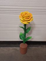 RIBEL258006 Rose Figur gelb
