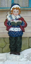 151090 Winterkind Figur Junge mit Buch