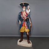 HWRIVHD-H-030719 Halloween Pirat Skelett Figur lebensgroß
