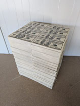 BELRI258062 Stapel Dollarscheine Figur