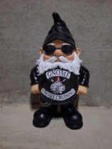 RIBEL212145 Zwerg Figur Biker Rocker mit Sonnenbrille