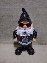 RIBEL212147 Zwerg Figur Biker Rocker mit Sonnenbrille