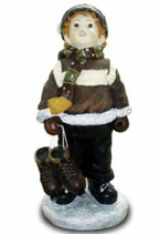 151050 Winterkind Figur Junge auf Schlittschuhen