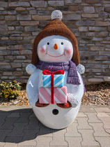 RIBEL397064 Weihnachtsfigur Schneemann Figur