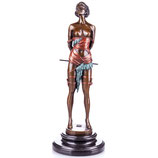 RIBT726 Bronzefigur Weiblicher Erotischer Akt
