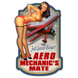 RIMP134 Blechschild Pin Up "Aero Mechanic's Mate" Gastrodeko
