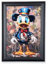 RISD-P013 Bild im Holzrahmen "Ente Donald"