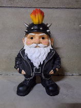 RIBEL212141 Zwerg Figur Biker Rocker mit Helm
