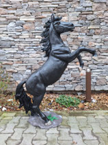 RIBEL224057 Pferde Figur aufsteigend fast lebensgroß