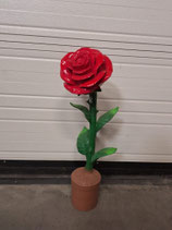 RIBEL258001 Rose Figur rot