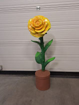 RIBEL258014 Rose Figur gelb
