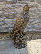 RIBEL239012 Adler Figur lebensgroß antik gold