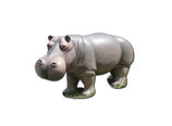 134220 Nilpferd Figur lebensgroß