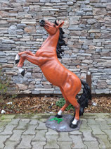 RIBEL224054 Pferde Figur aufsteigend fast lebensgroß