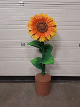 RIBEL258052 Sonnenblume Figur gelb orange