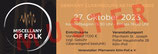 Eintrittskarte "Miscellany of Folk" Konzert Köln-Poll (27.10.2023) -- nur VERSAND, KEINE Abholung