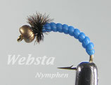 Websta GLASKOPFNYMPHE BLAU/ GOLDKOPF Art.Nr. 4042