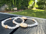 Im Set: Bergkristall-Sonnenstein-Mondstein-Armband