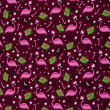 X-MAS French Terry "Holly" Flamingo