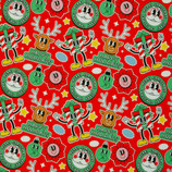 X-MAS French Terry "Holly" Crazy Holiday
