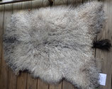 Medium Silver Angora Goat Skin