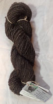 "Obsidian" black 1 ply  handspun