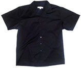 Classic Black Retro Bowling Shirt Long Sleeve ( Langarm )