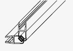 Magnetdichtung 90°