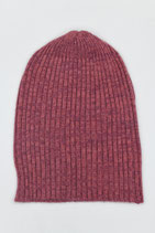 Cuffia Cashmere Grande - Rosso tramonto