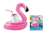 Getränkehalter SWIMMING FLAMINGO aufblasbar