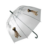 Regenschirm Mops Hund