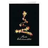 Geschenkkarte Sternenbaum Hochformat