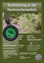 Einführung in die Nachsuchenarbeit - PRÄSENZ