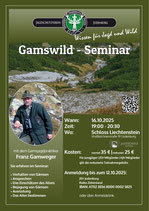 Vortrag: Gamswild  16.10.2025