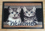 Fußmatte "Katzen-Duo"