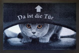 Fußmatte "Da ist die Tür...."