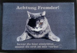Fußmatte "Piratenkatze"