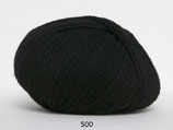 Fine Highland wool col.500 zwart