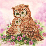 Diamond Dotz Mother & baby Owl