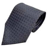 Krawatte POIS Jacquard navy flieder