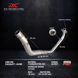 DX GENERATION CBR150 HEADER PIPE