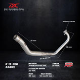 DX GENERATION YZF-R15 CAB HEADER PIPE