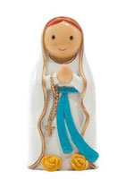 LDW  155251YX  Lady of Lourdes statue   ルルドの聖母　８センチ