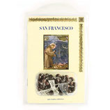英語　イタリア　   小冊子つきロザリオ　「アッシジの聖フランシスコ」　英語　E1283
