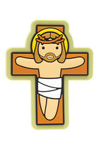 LDW   Jesus on the cross Fridge magnet 　クロスマグネット