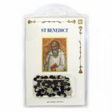 英語　イタリア　   小冊子つきロザリオ　「聖ベネディクト」　英語　E1281