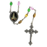 ファティマ１　ファティマの聖母聖者のロザリオ　Devotional rosaries Rosary Fatima Seers, colored glass beads 6 mm - Faith Collection 1/47