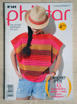 Mini magazine Phildar 589 - Crochet d'été