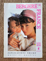Magazine Explication tricot Bergère de France 1989-1990